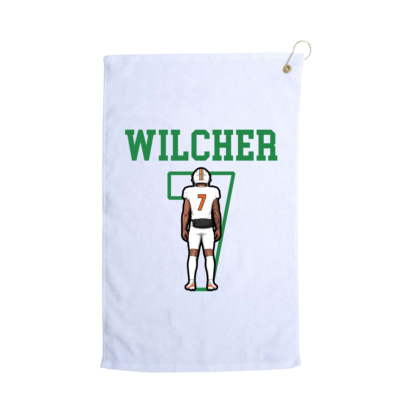 Golf Towel — Shirsey in White