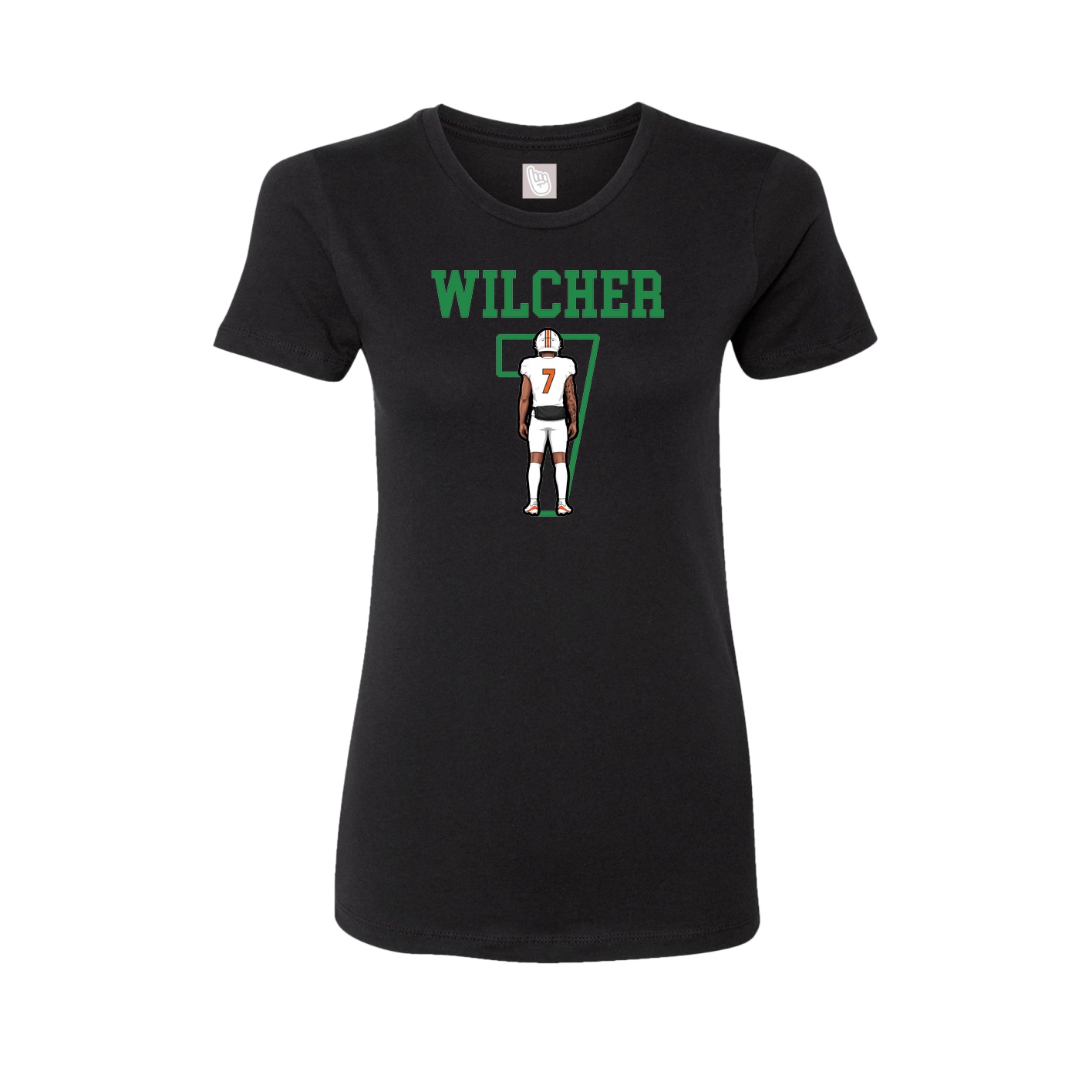 Fitted Women's Tee — Shirsey in Black