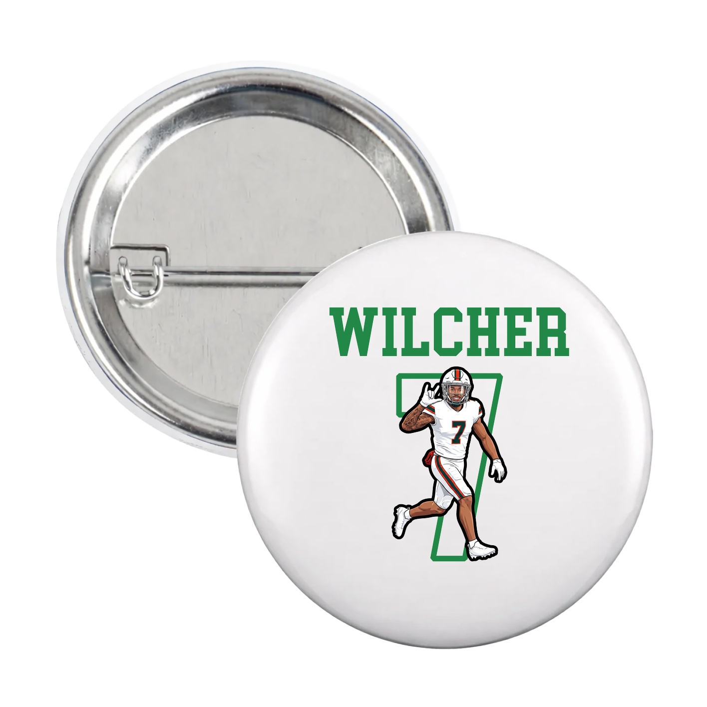Game Day Button — Shirsey in White