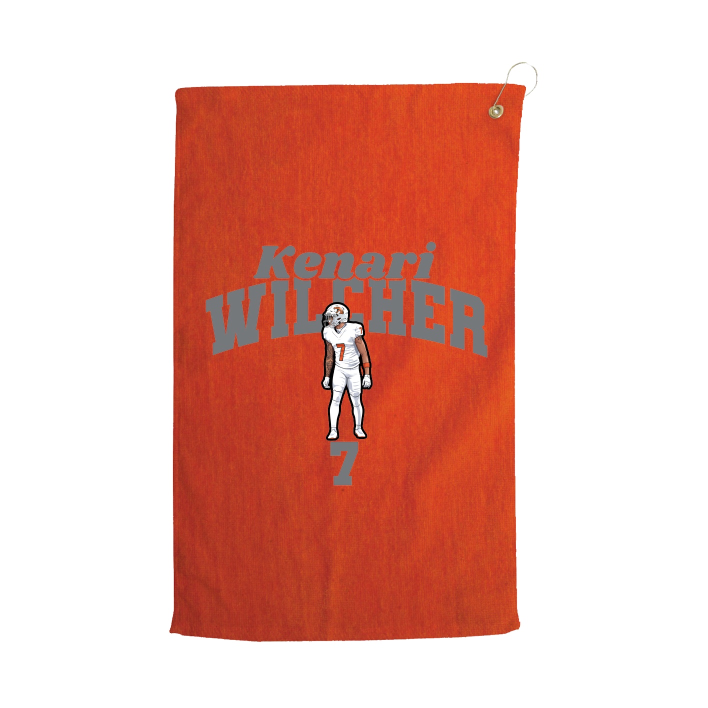 Golf Towel — Signature Arch in Orange