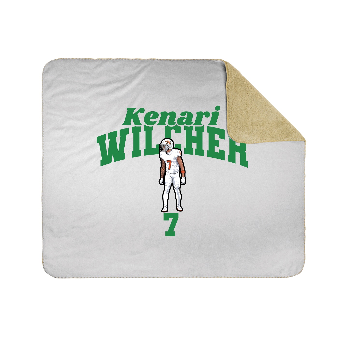 Throw Blanket — Signature Arch in White