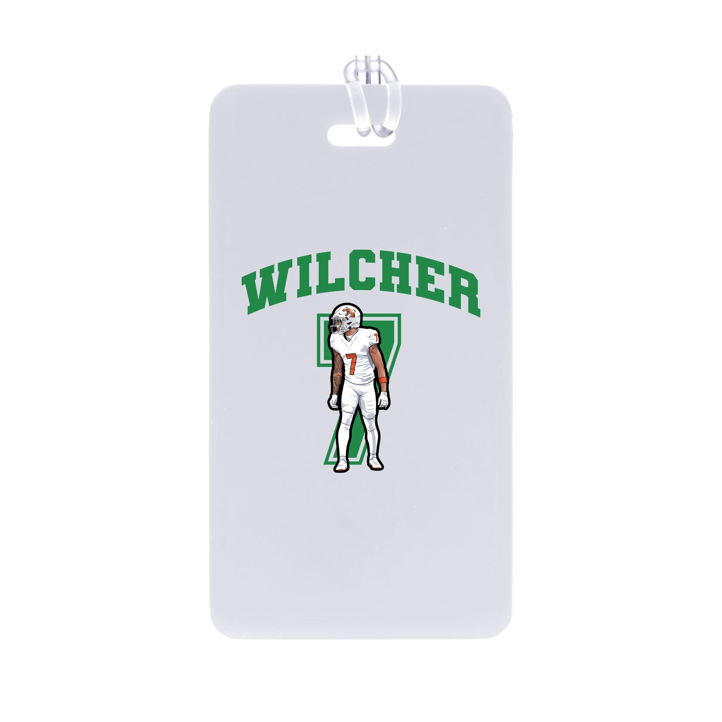 Bag Tag — Number in Classic