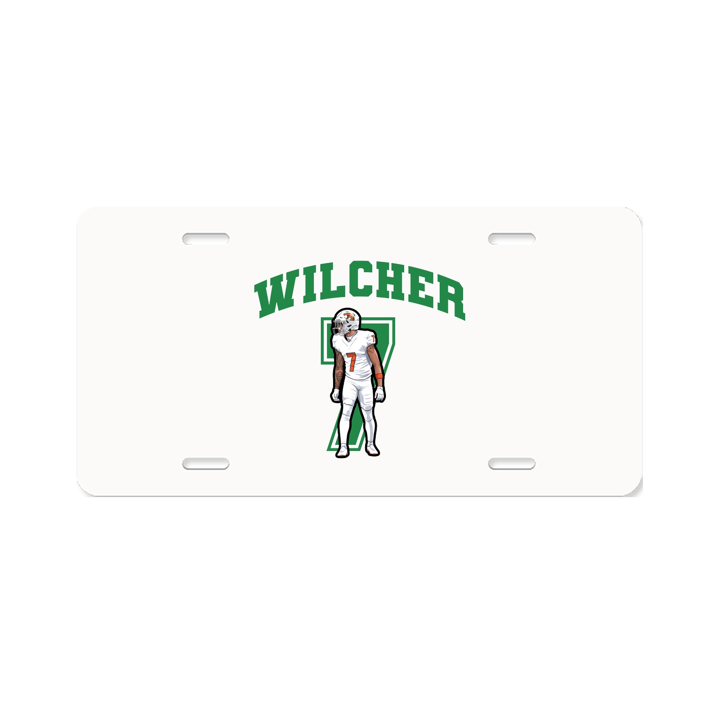 License Plate — Number in Classic