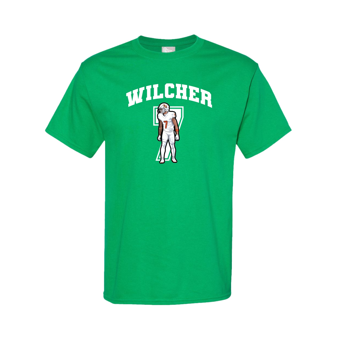 Tee — Number in Green