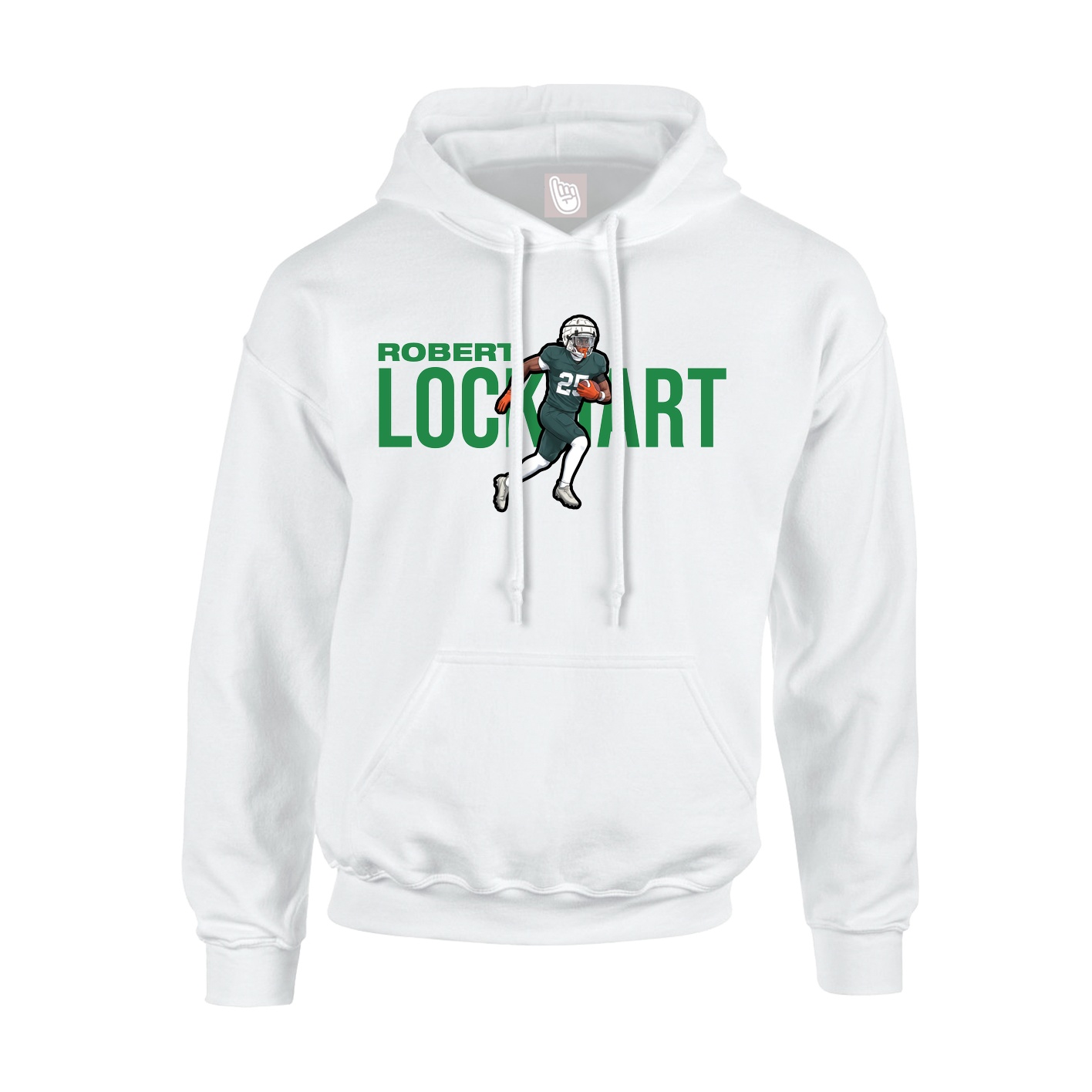 Hoodie — Player Name in White