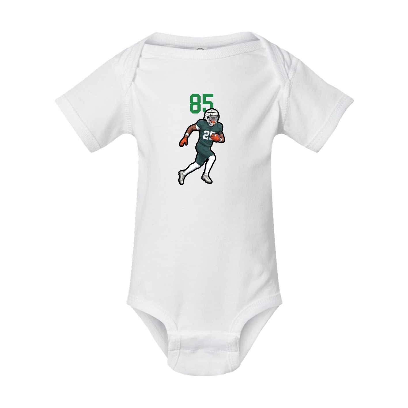 Baby Onesie — Number Top in White