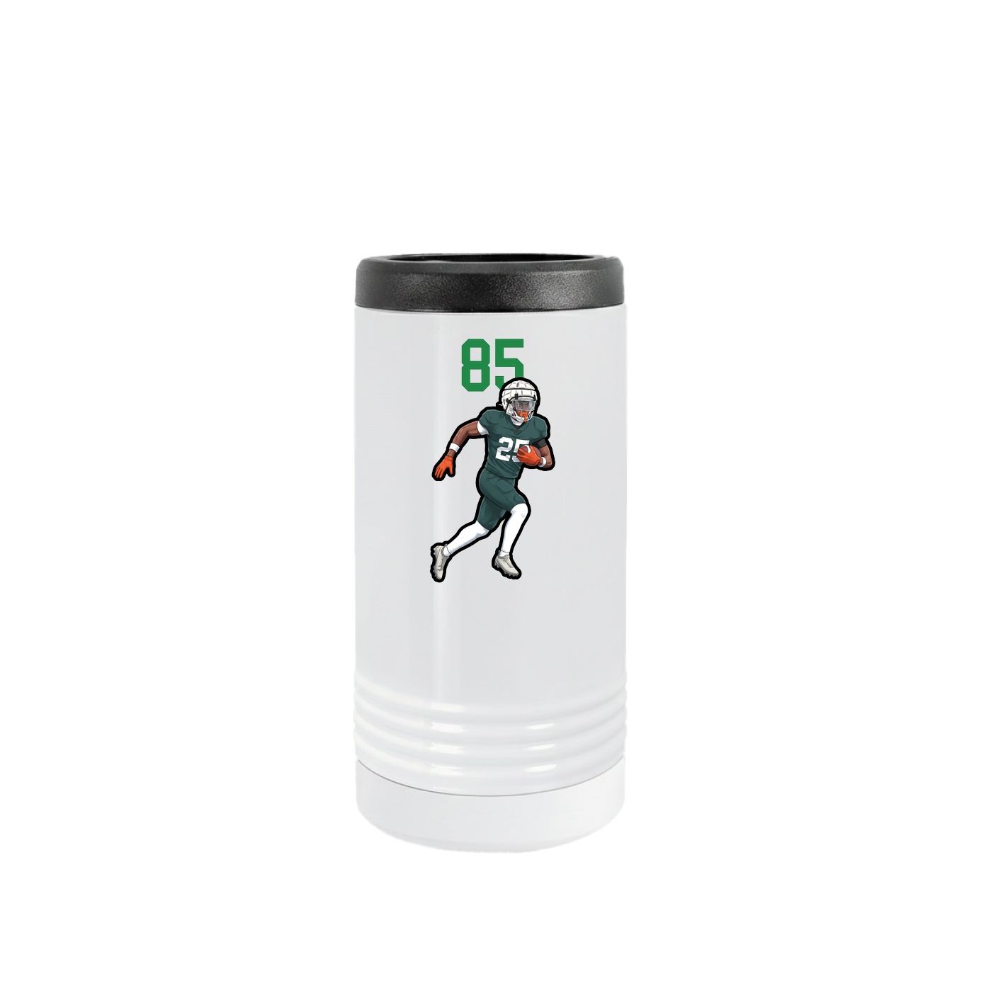 Slim Beverage Holder — Number Top in White