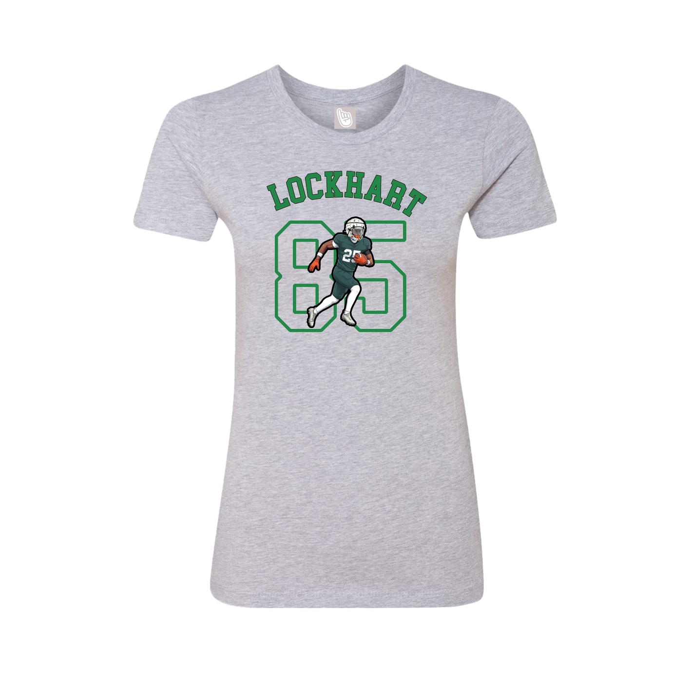 Fitted Women's Tee — Shirsey Arch in Grey