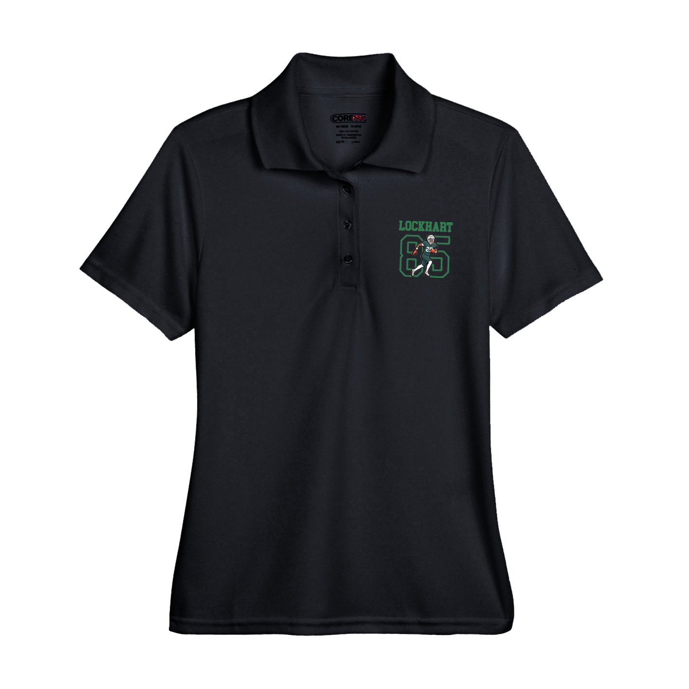 Womens Performance Polo — Shirsey in Black