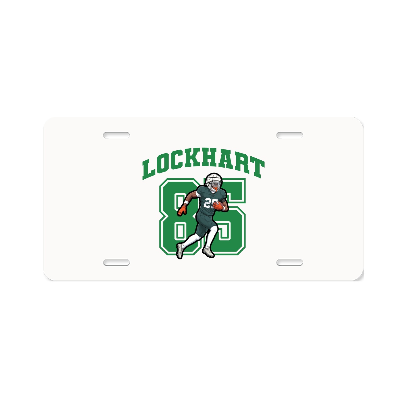 License Plate — Number in Classic