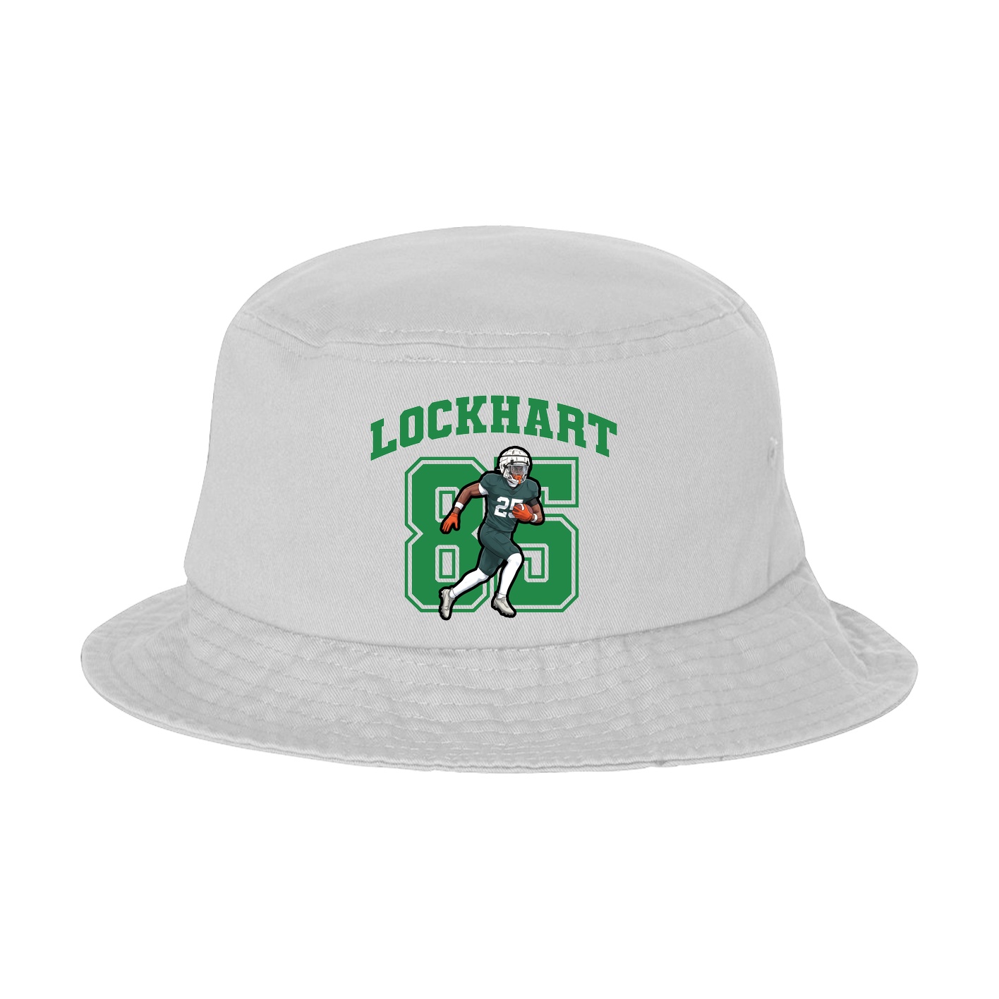 Bucket Cap — Number in White