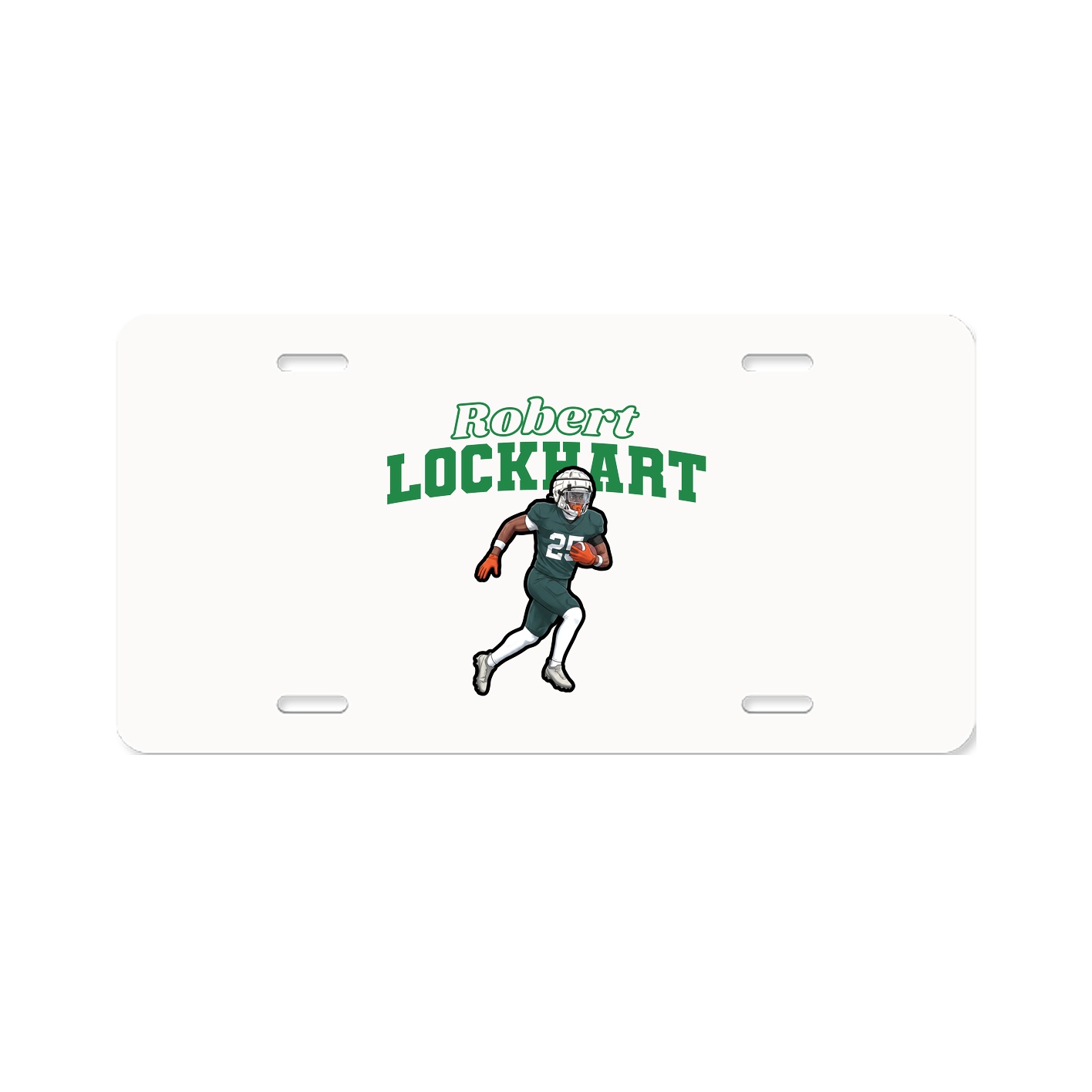 License Plate — Name Arch in Classic