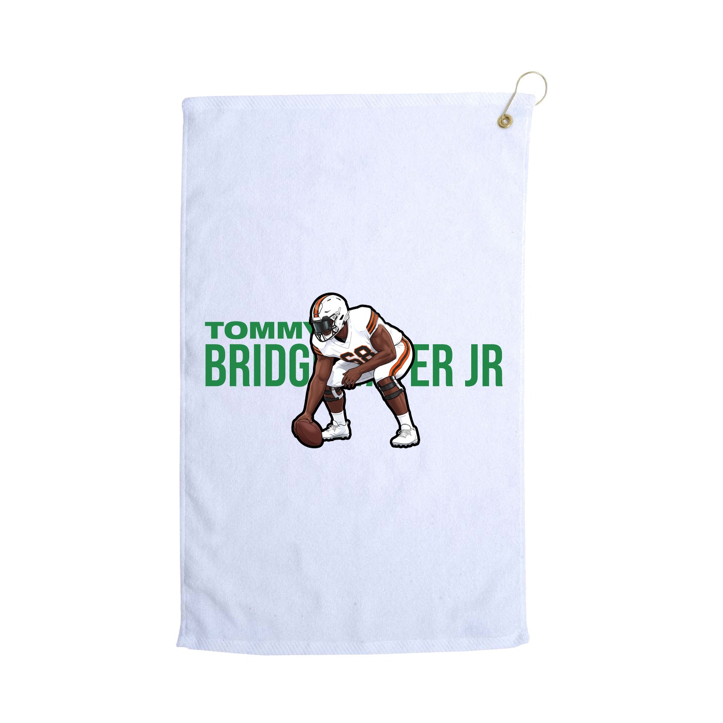Golf Towel — Player Name in White