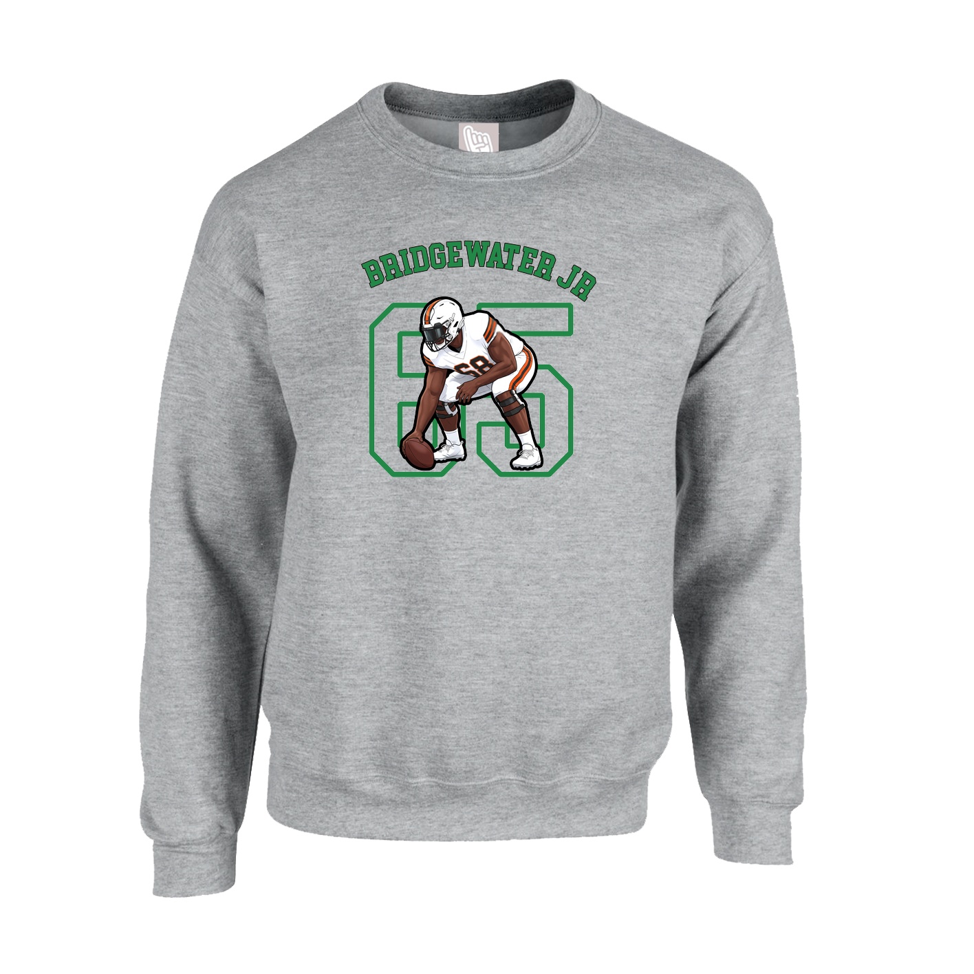 Fleece Crew — Shirsey Arch in Grey