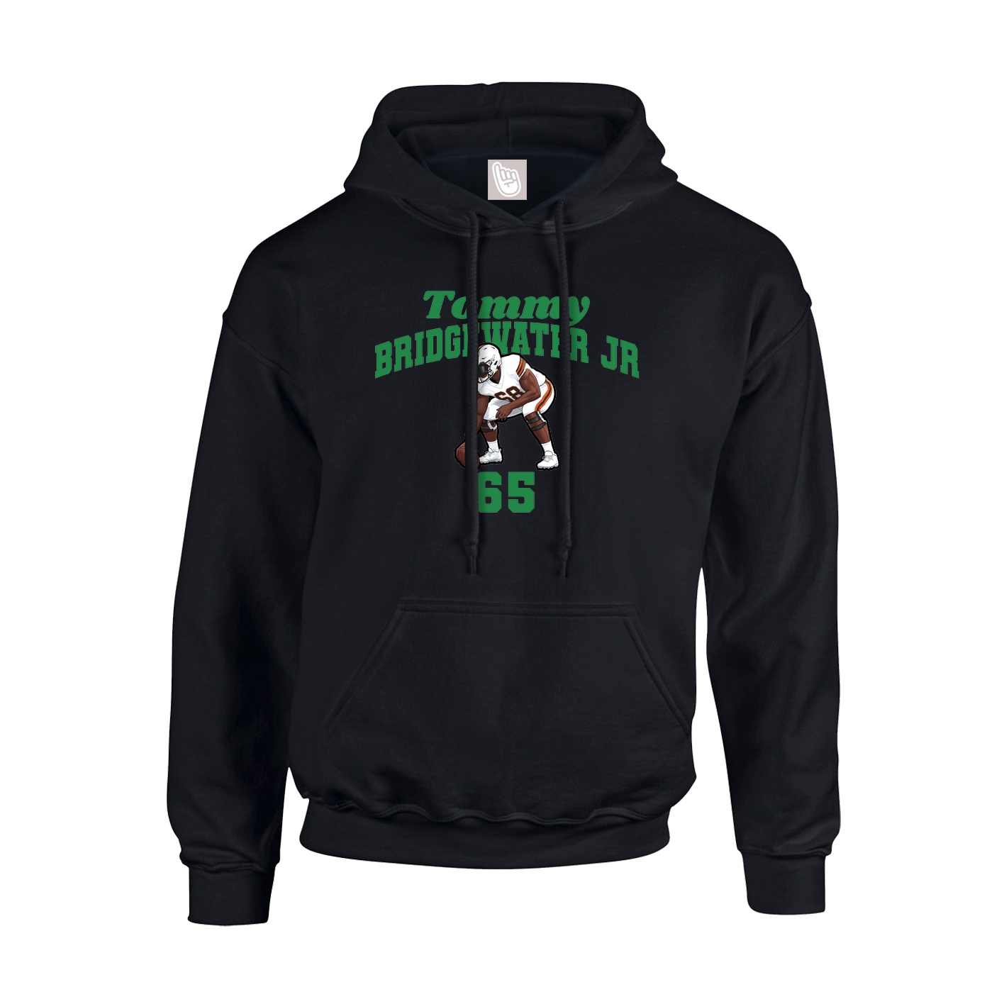 Hoodie — Signature Arch in Black