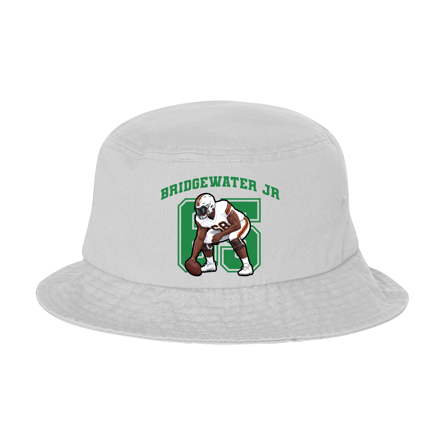 Bucket Cap — Number in White