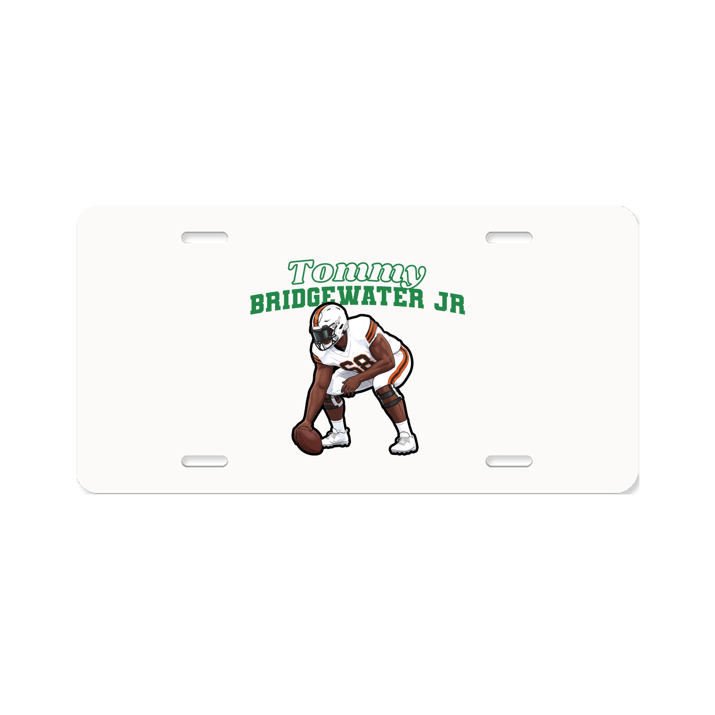 License Plate — Name Arch in Classic