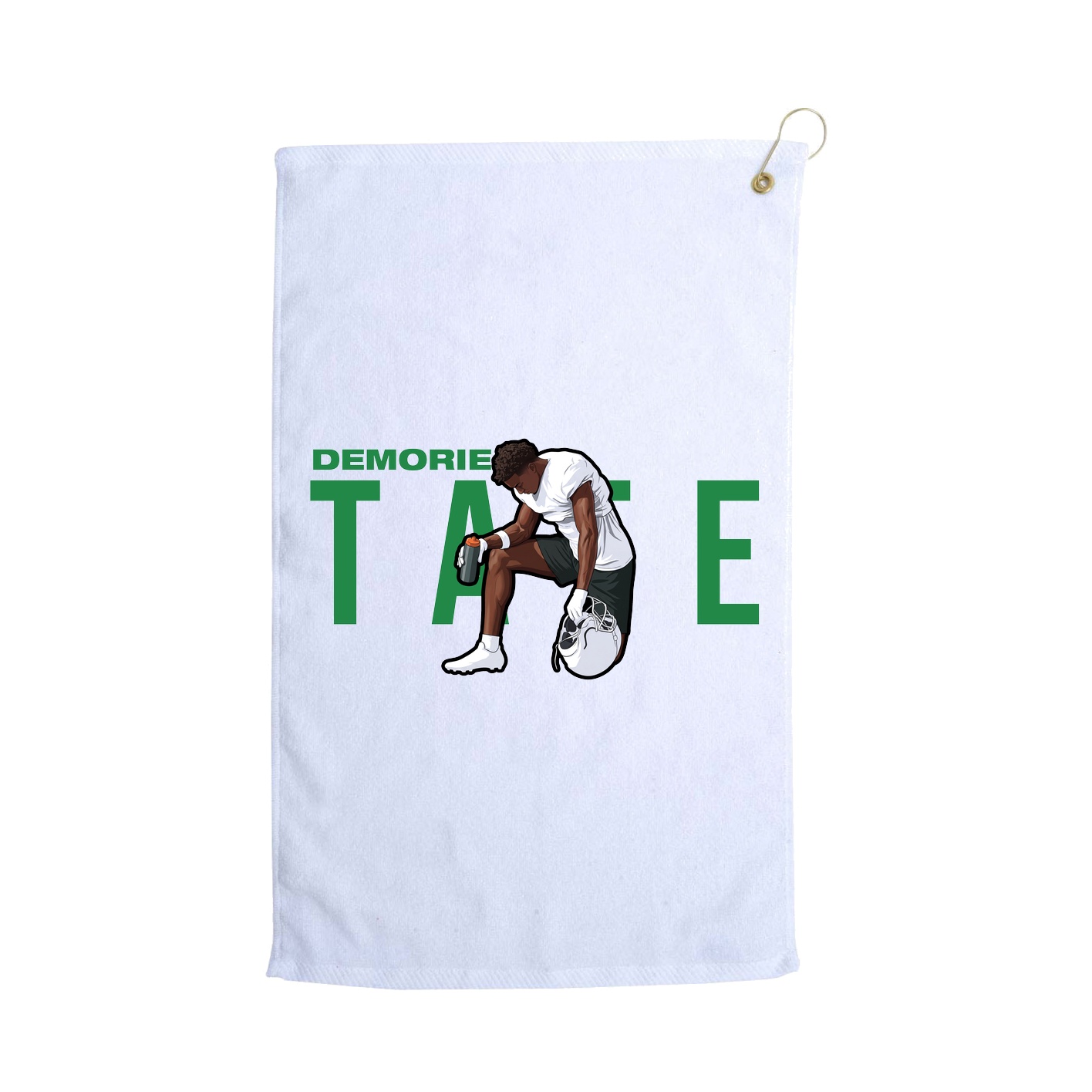 Golf Towel — Player Name in White