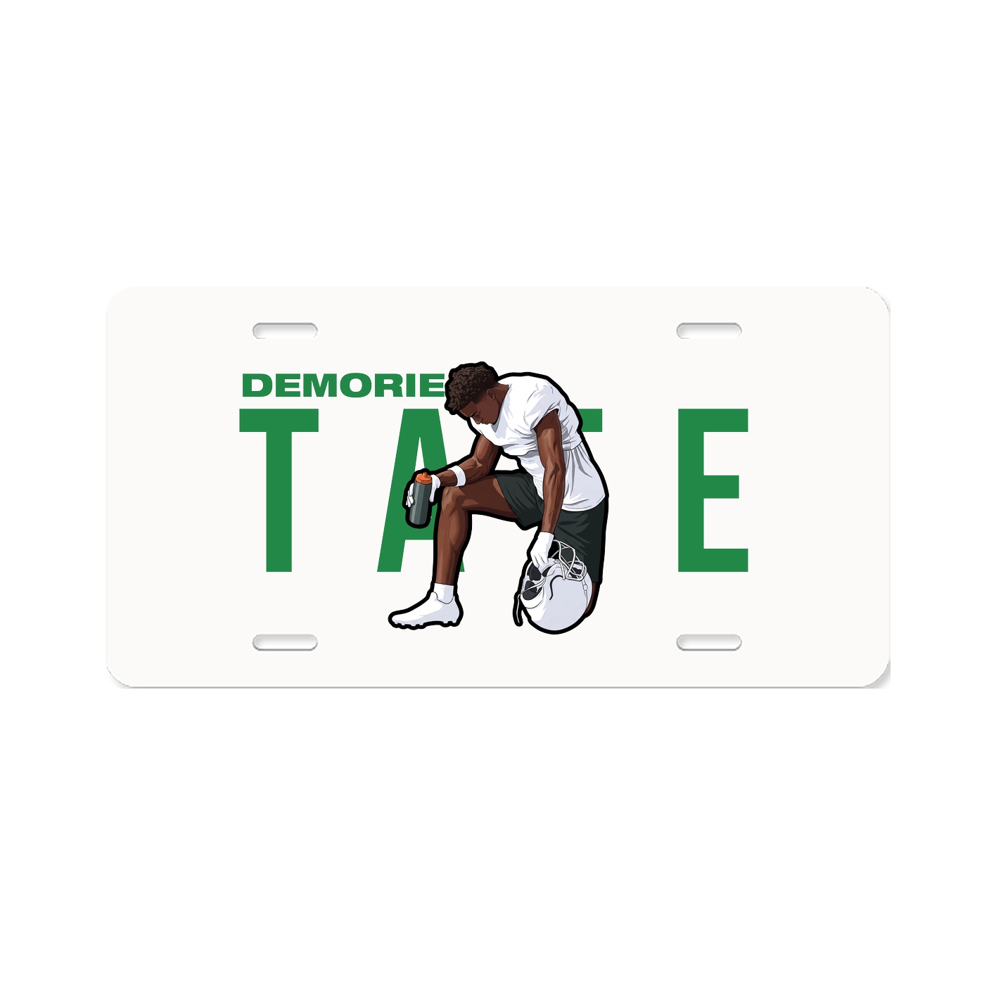 License Plate — Player Name in Classic