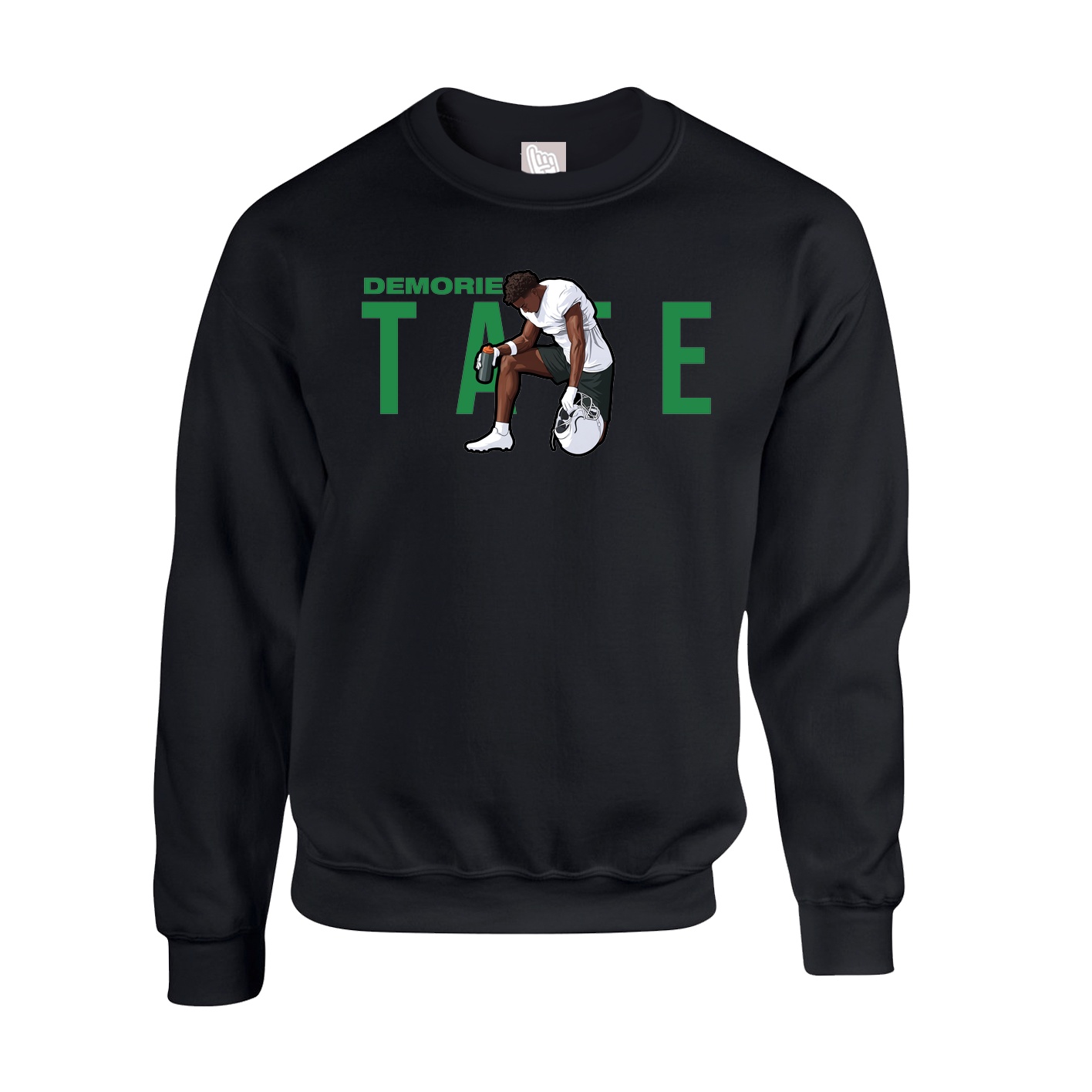 Fleece Crew — Player Name in Black