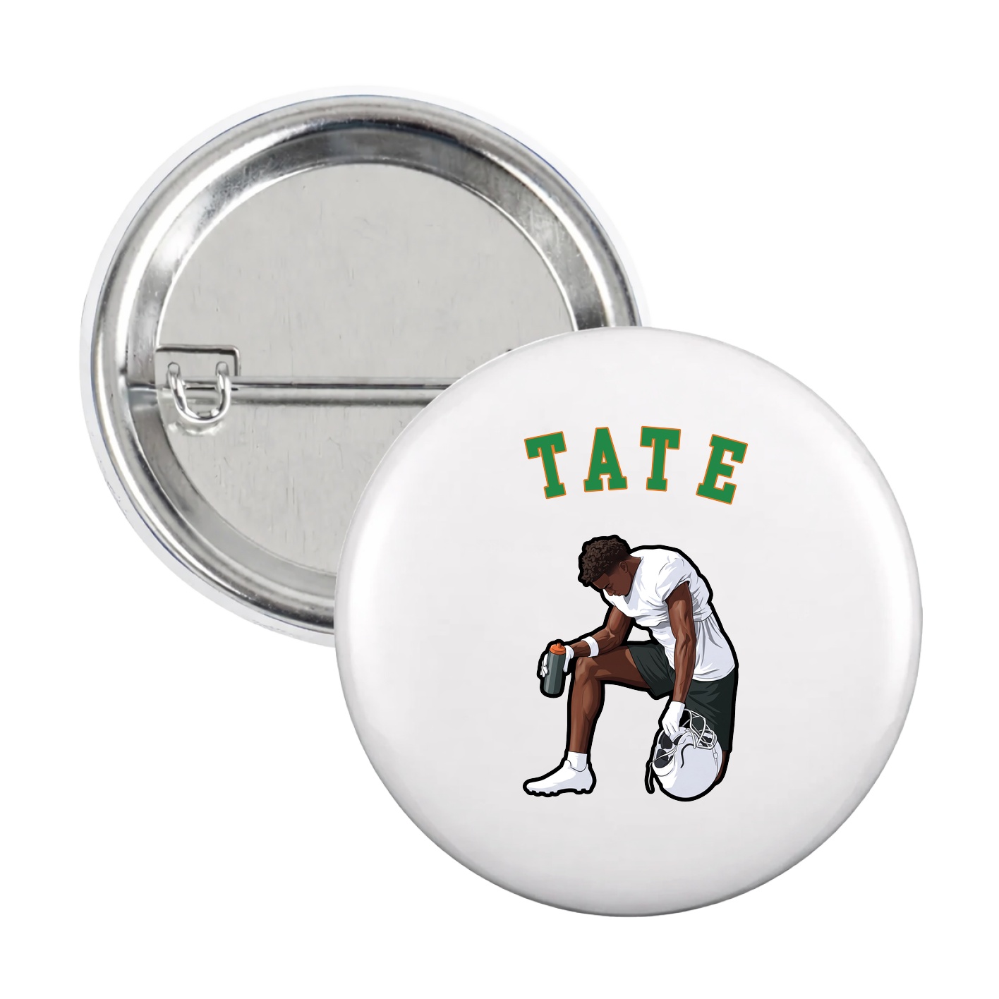Game Day Button — Shirsey Arch in White