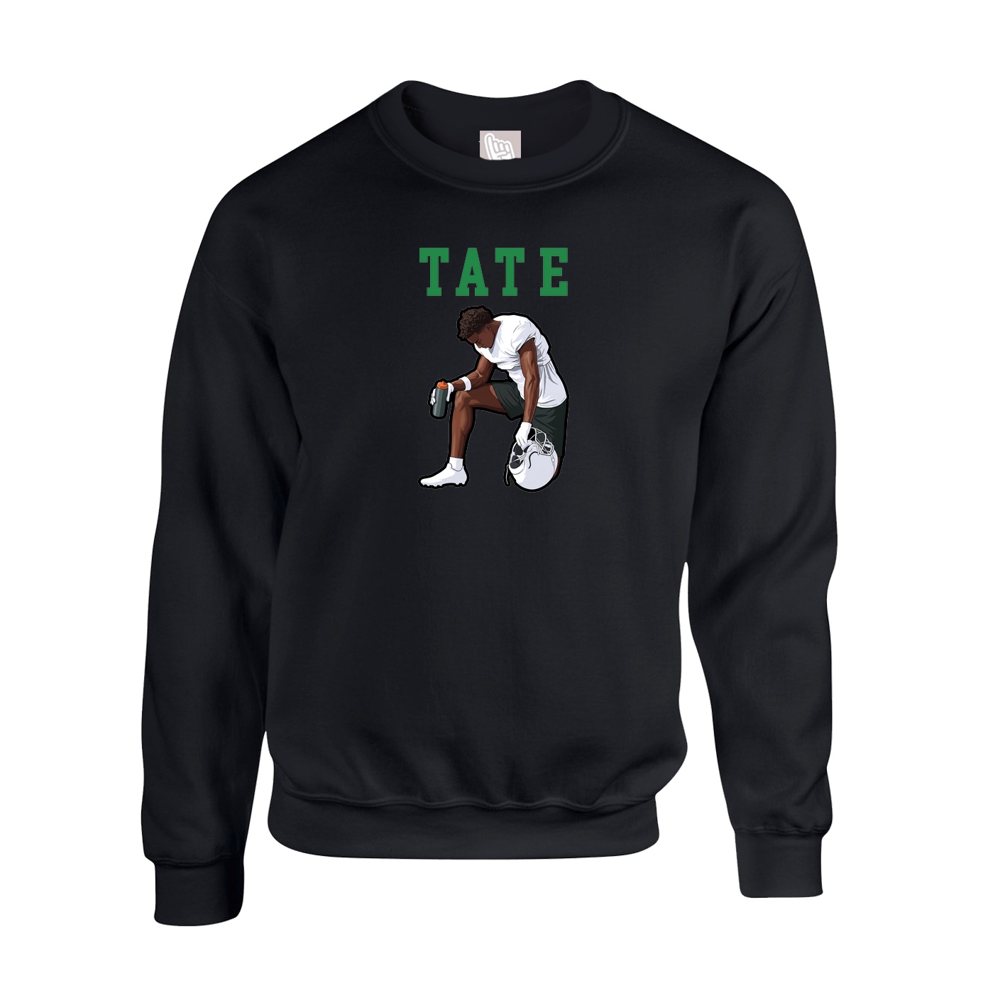 Fleece Crew — Shirsey in Black