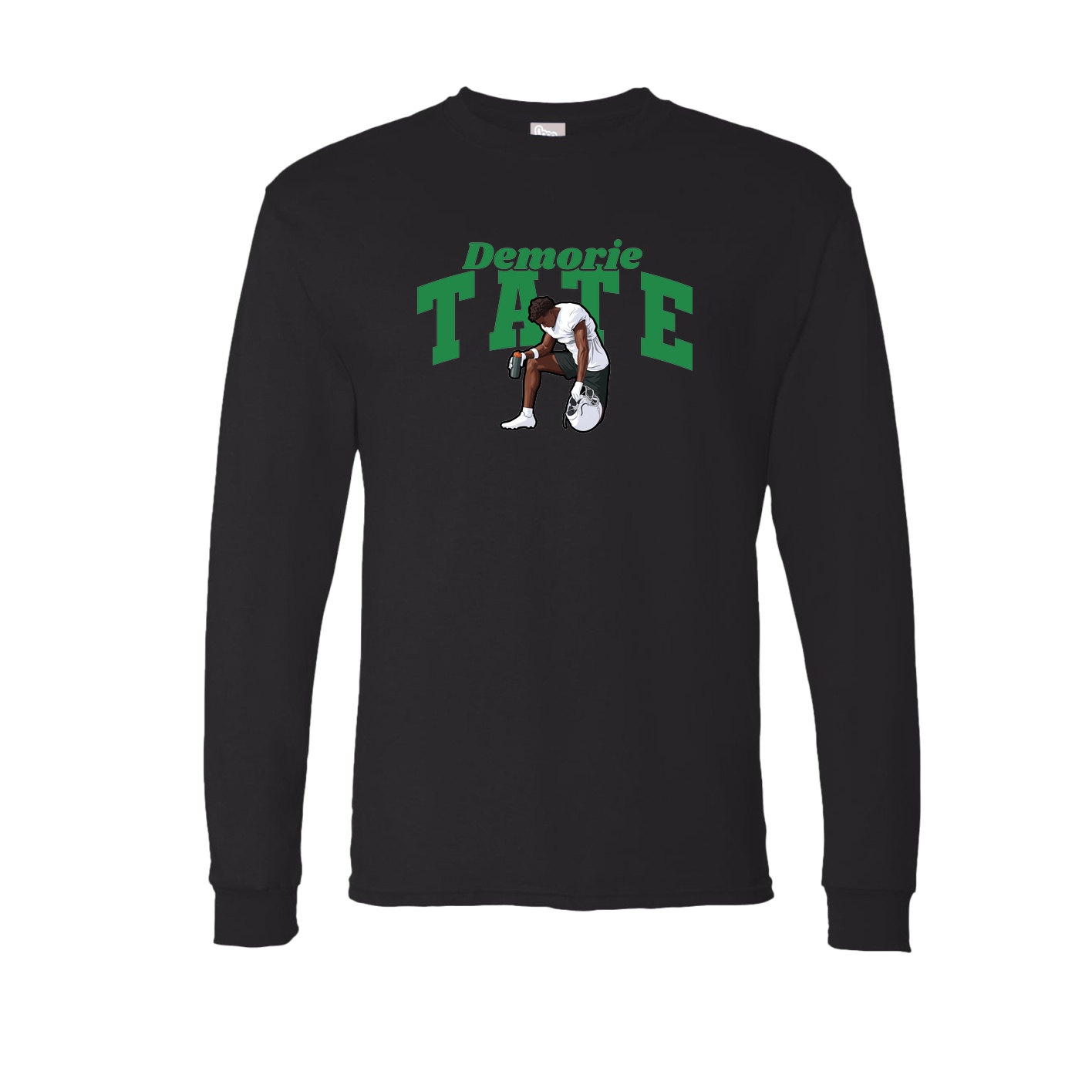 Long Sleeve Tee — Signature Arch in Black
