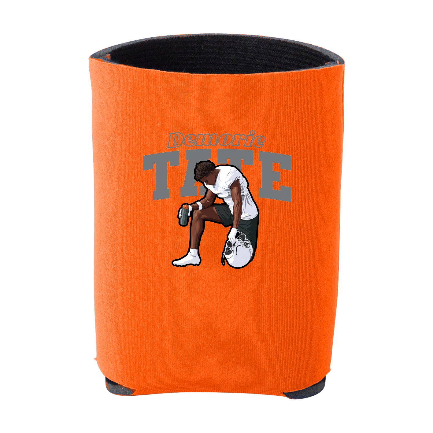 Can Holder — Name Arch in Orange