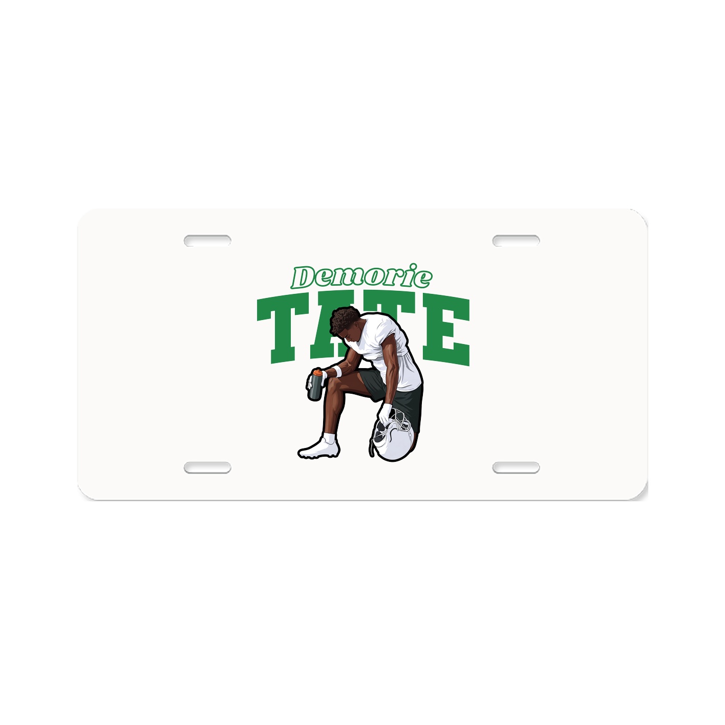 License Plate — Name Arch in Classic