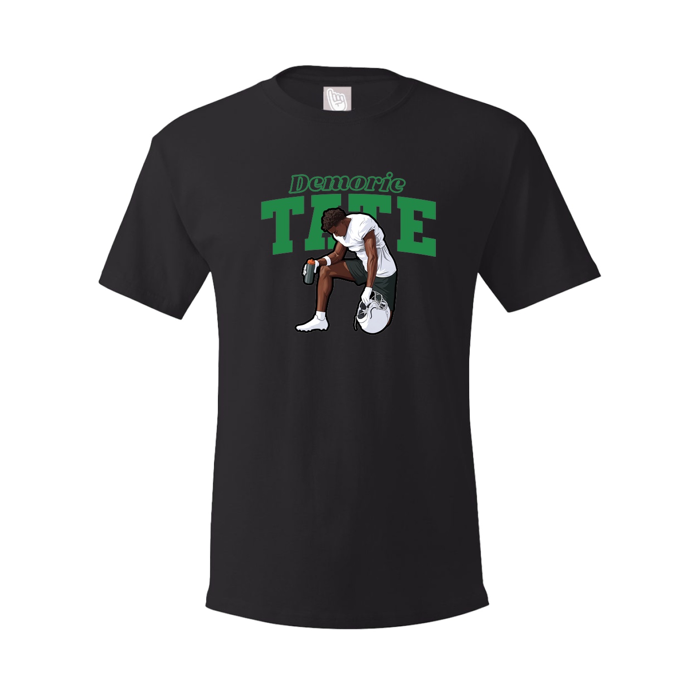 Youth Tee — Name Arch in Black