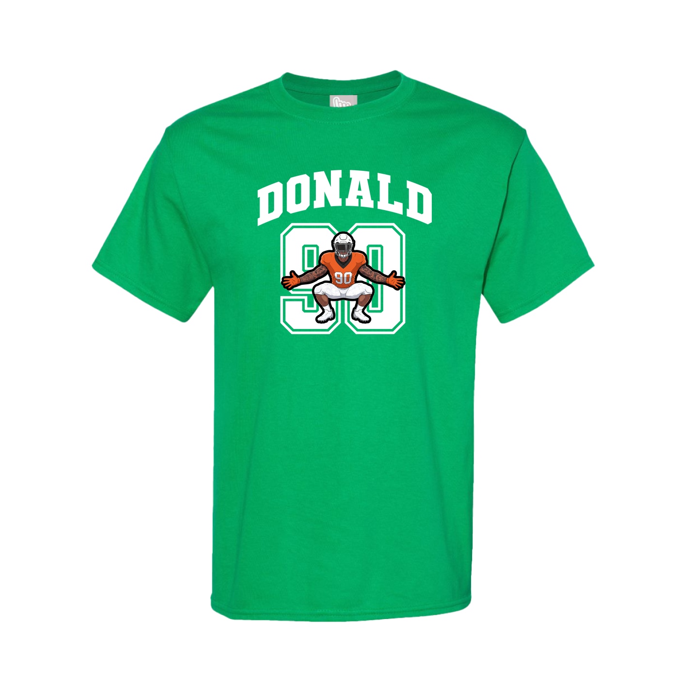 Tee — Number in Green