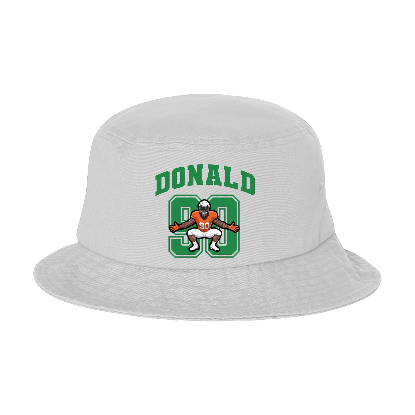 Bucket Cap — Number in White