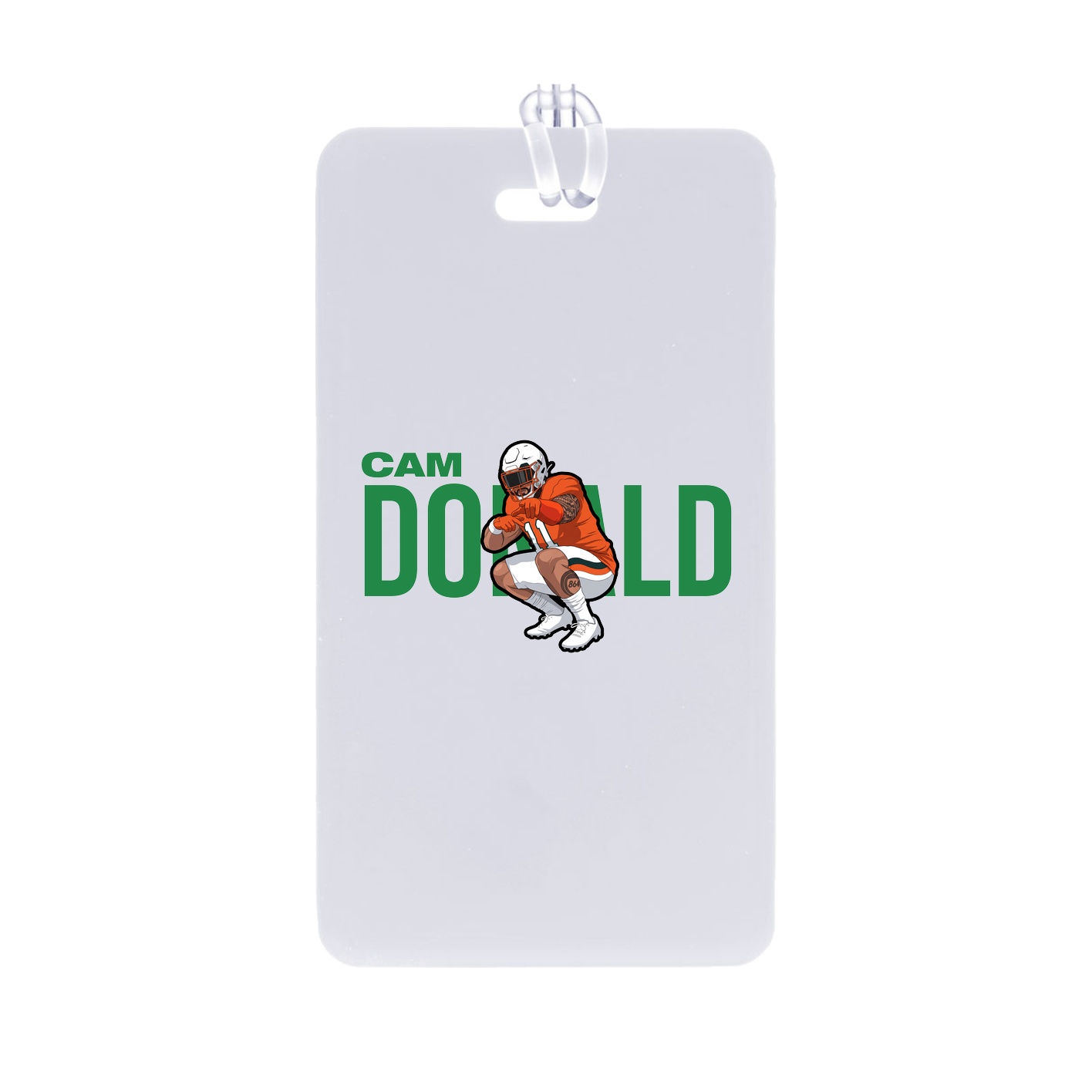 Bag Tag — Player Name in Classic