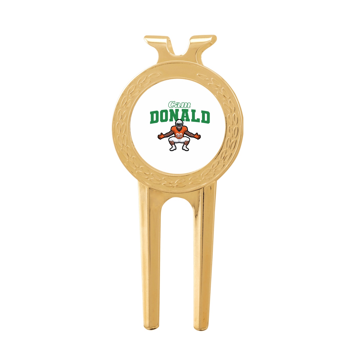 Divot Tool with Ball Marker — Name Arch in Classic
