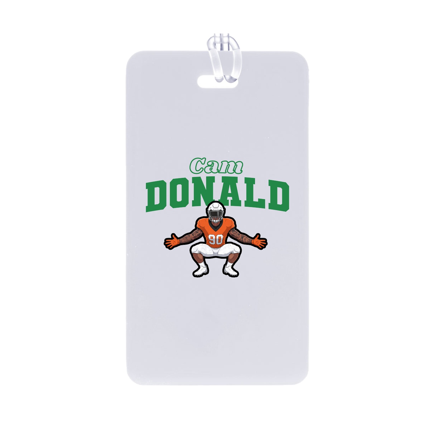 Bag Tag — Name Arch in Classic