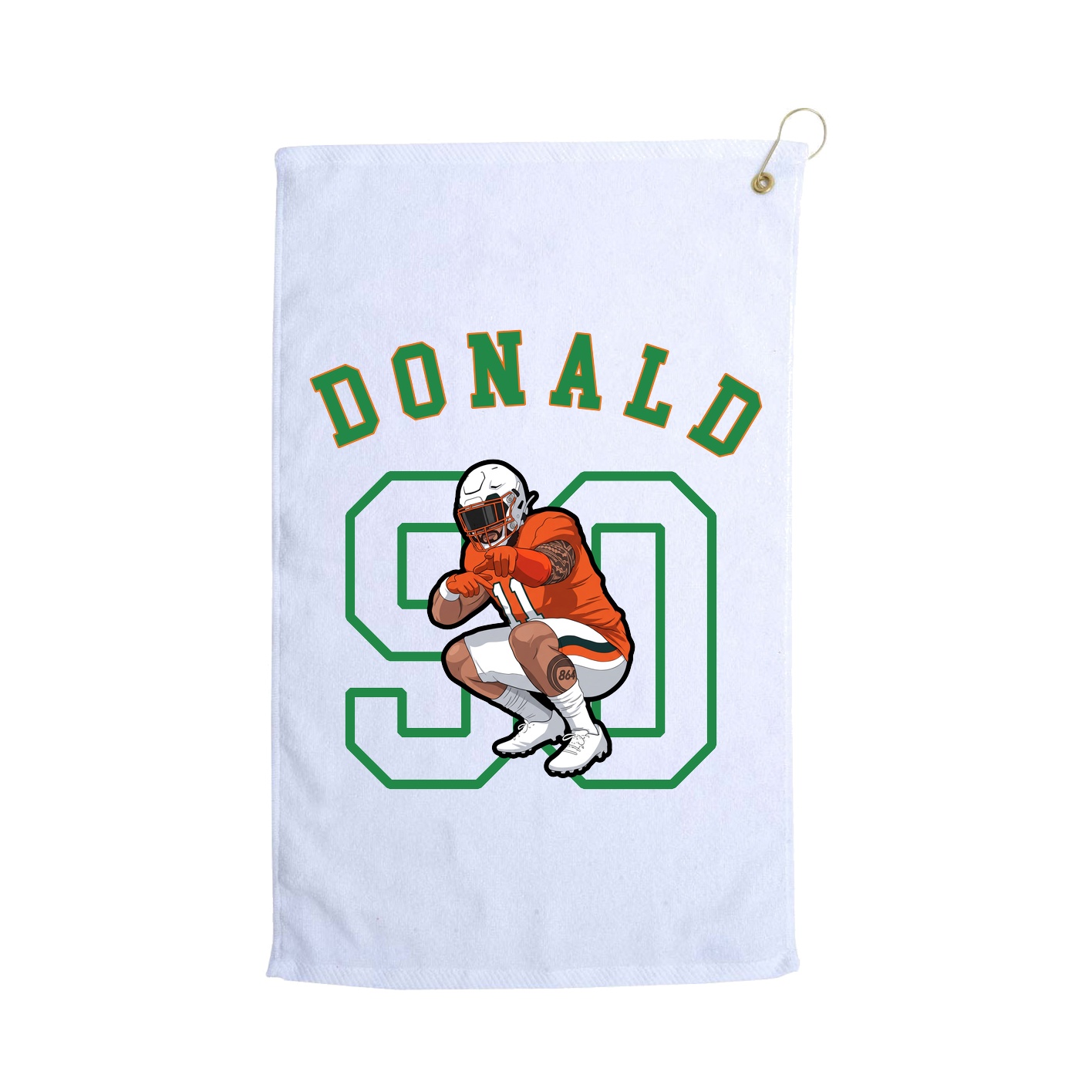 Golf Towel — Shirsey Arch in White