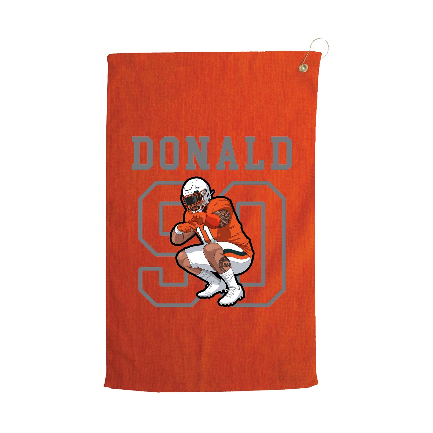 Golf Towel — Shirsey in Orange