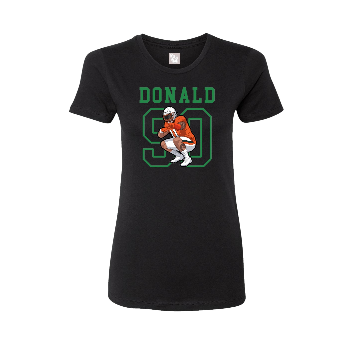 Fitted Women's Tee — Shirsey in Black