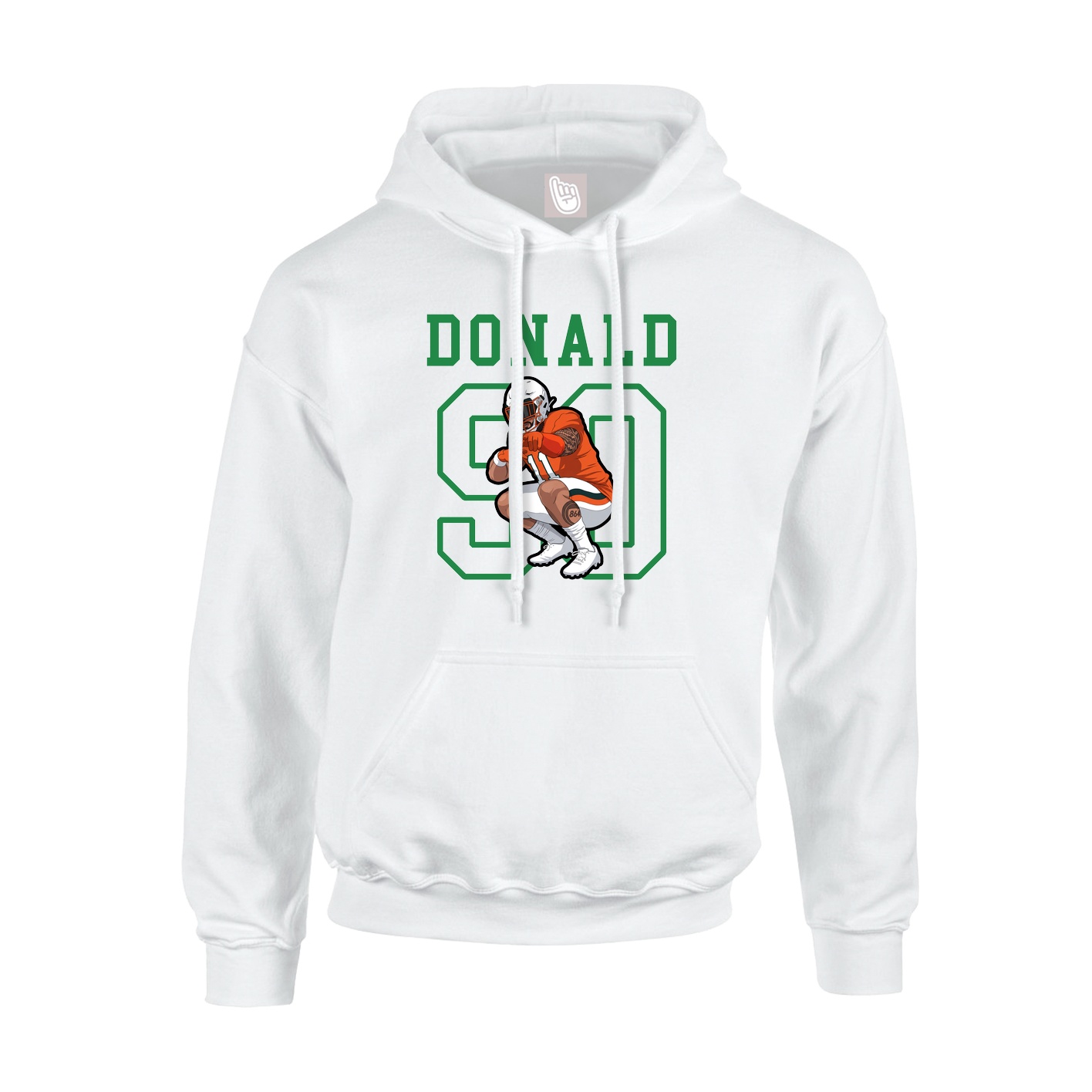 Youth Hoodie — Shirsey in White