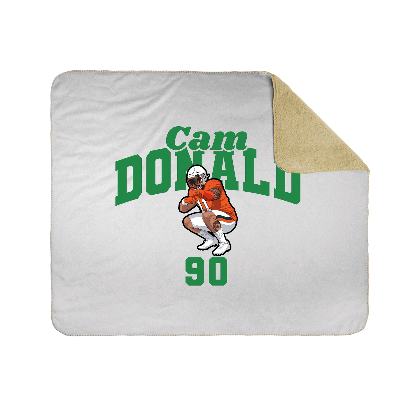 Throw Blanket — Signature Arch in White