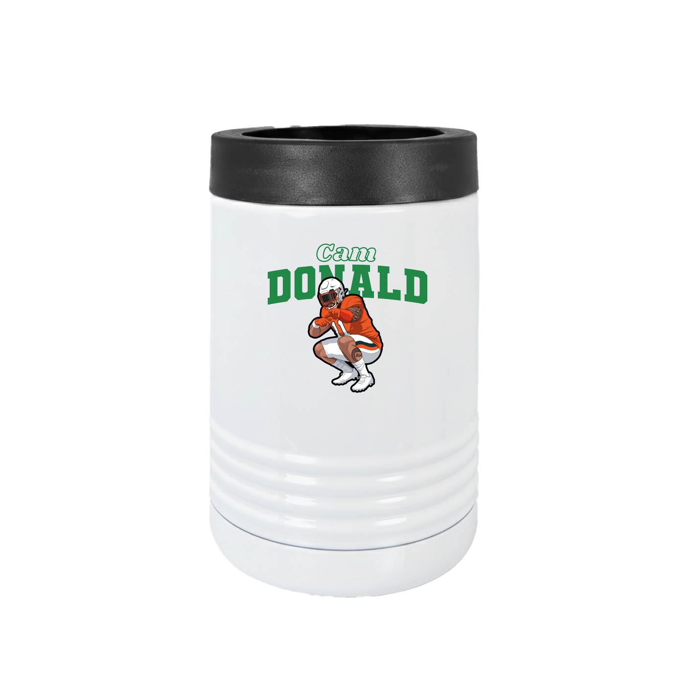 Beverage Holder — Name Arch in White