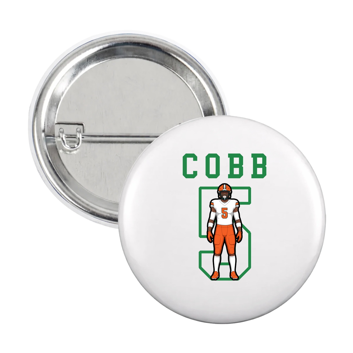 Game Day Button — Shirsey in White