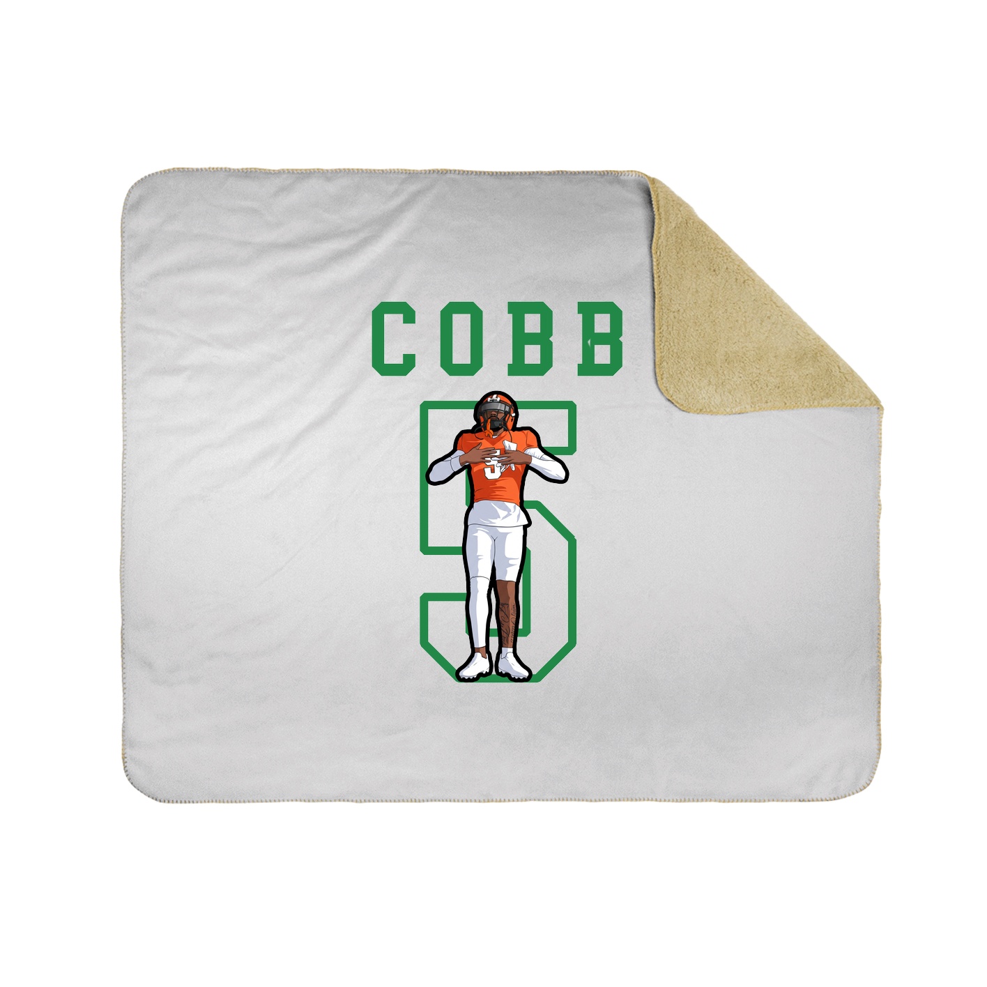 Throw Blanket — Shirsey in White