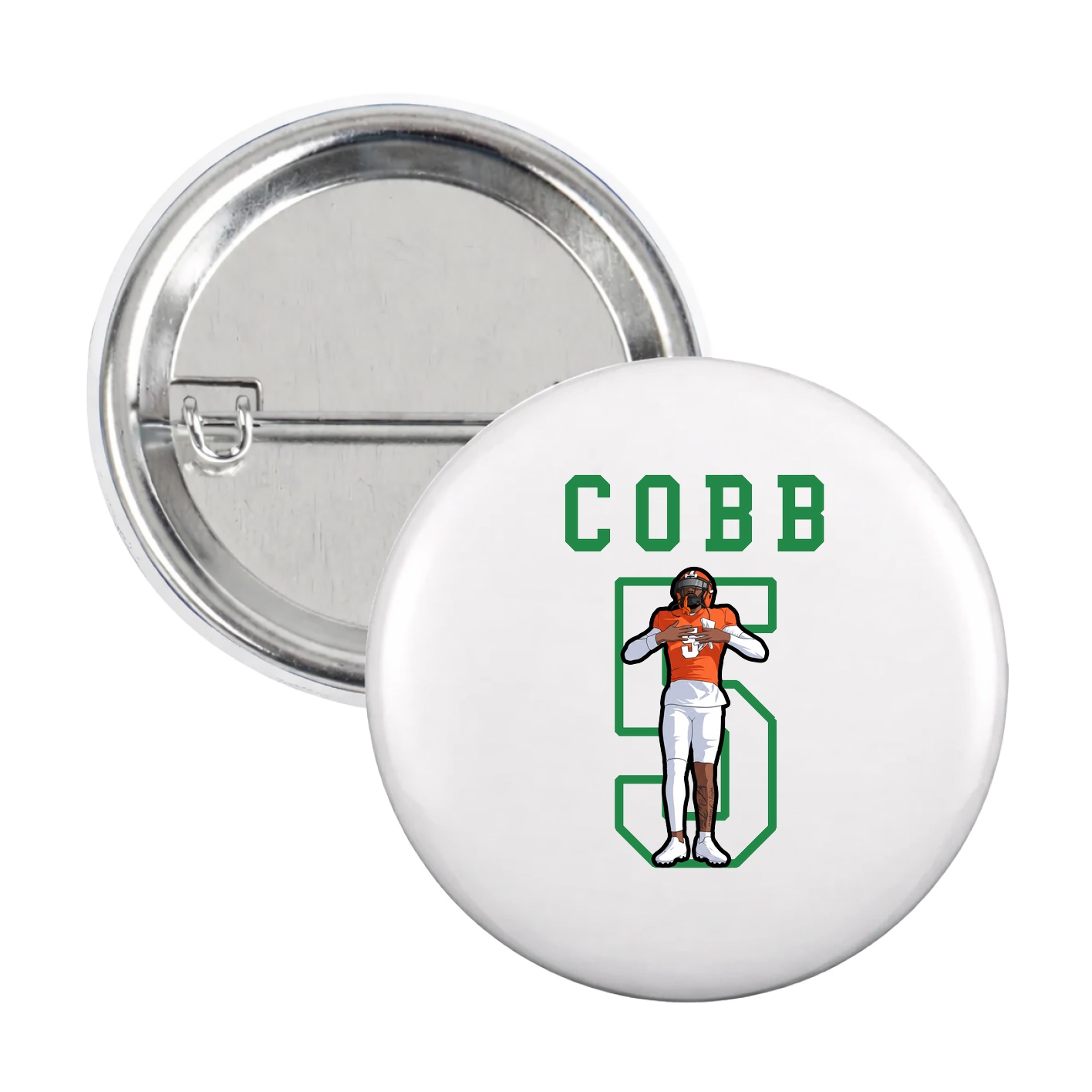 Game Day Button — Shirsey in White