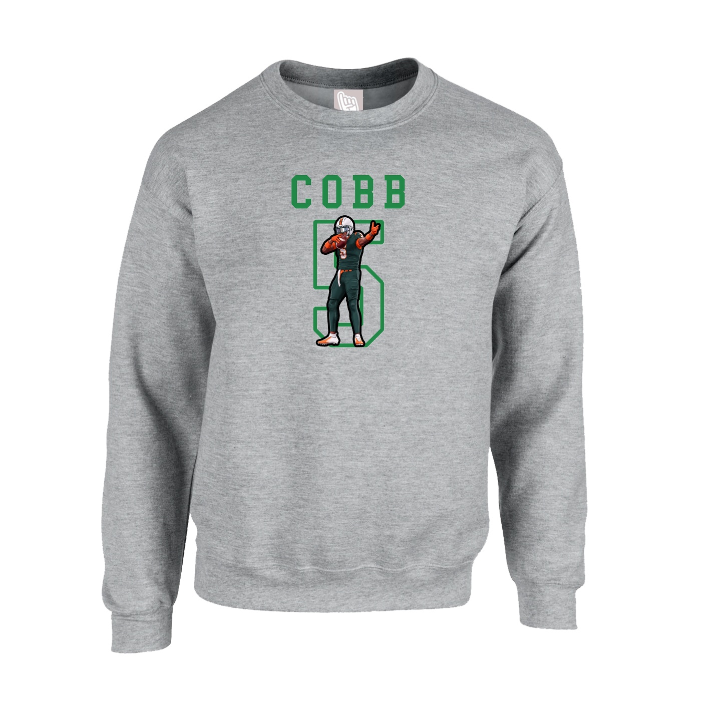 Fleece Crew — Shirsey in Grey
