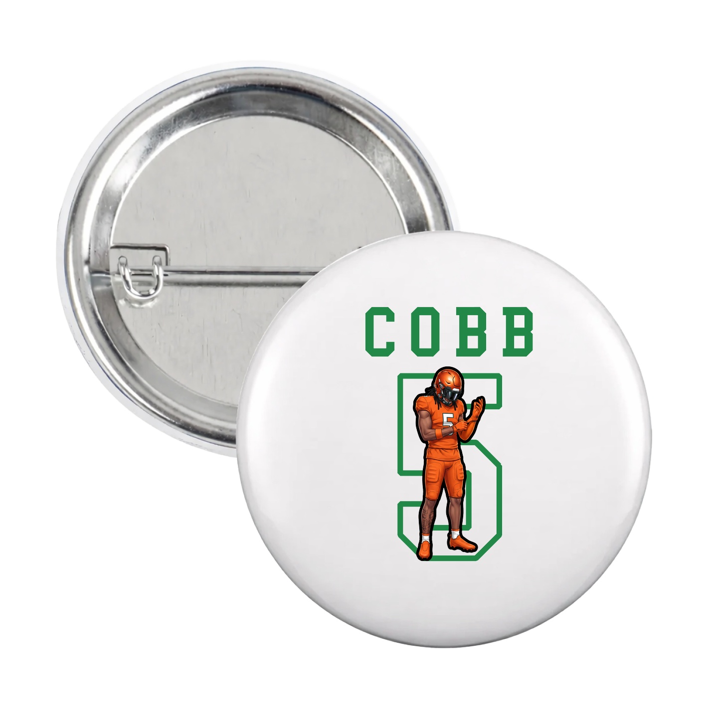 Game Day Button — Shirsey in White