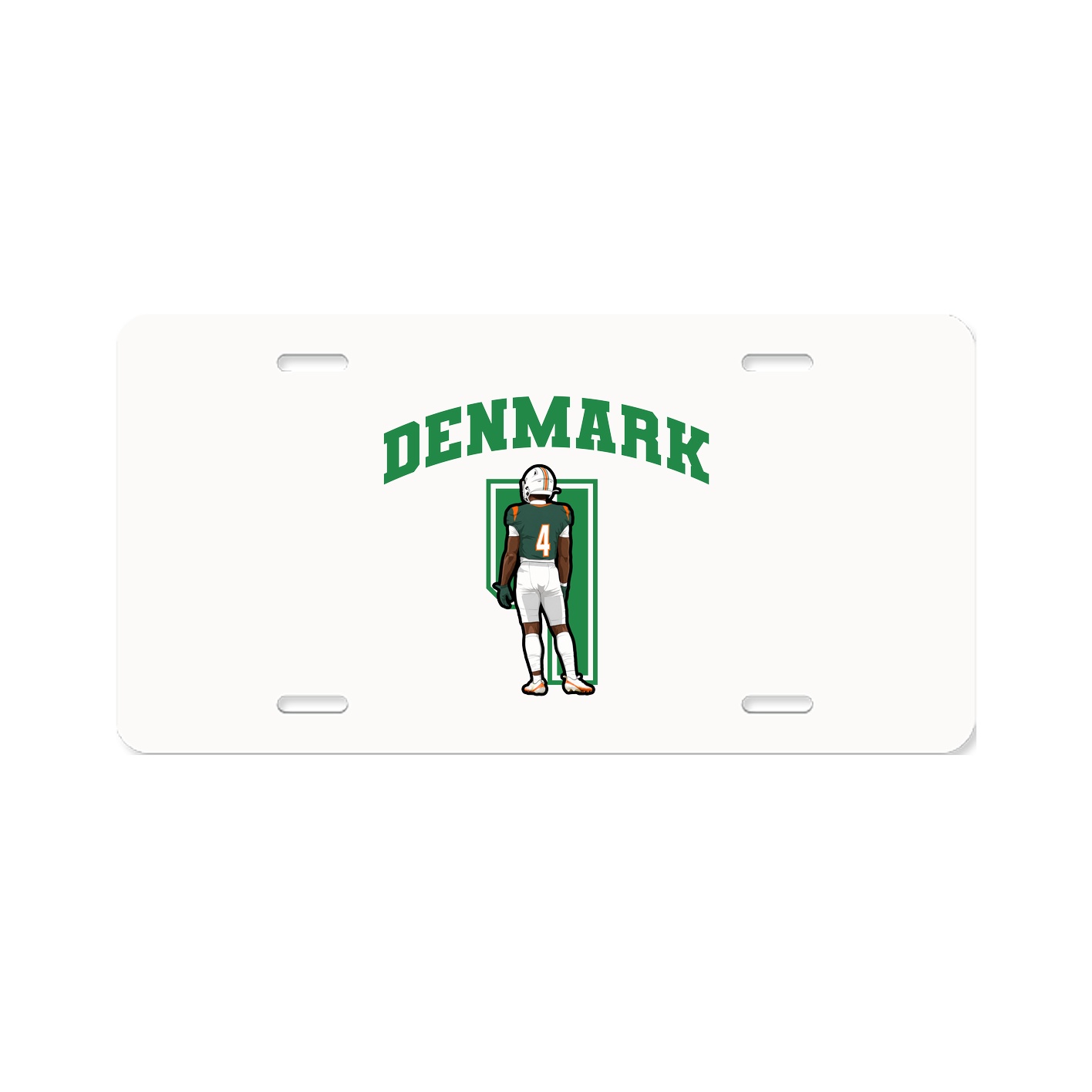 License Plate — Number in Classic