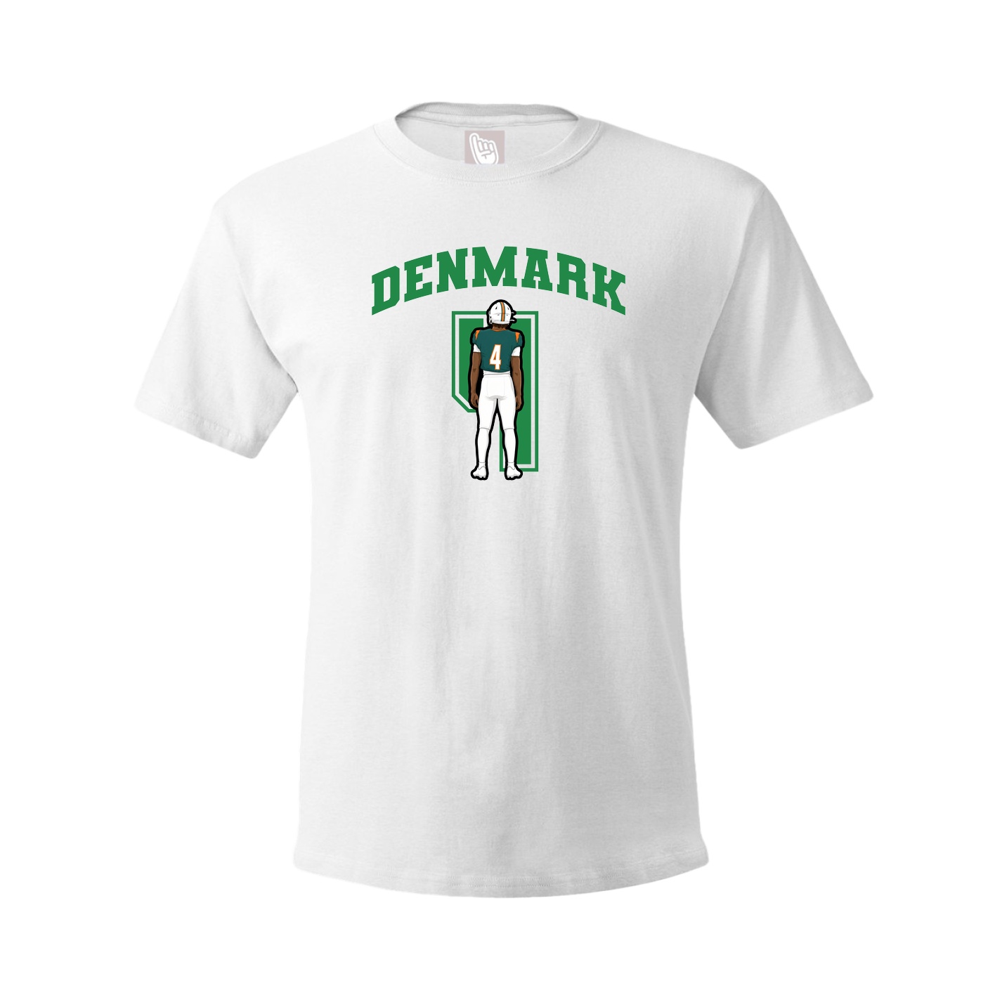 Tee — Number in White