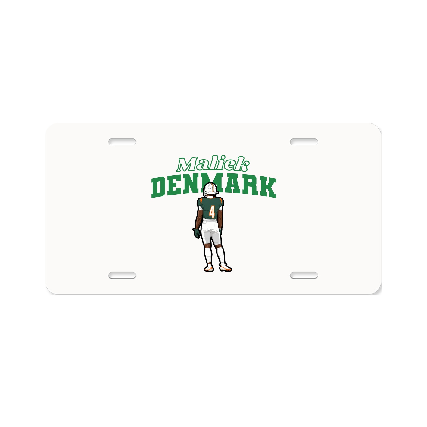 License Plate — Name Arch in Classic