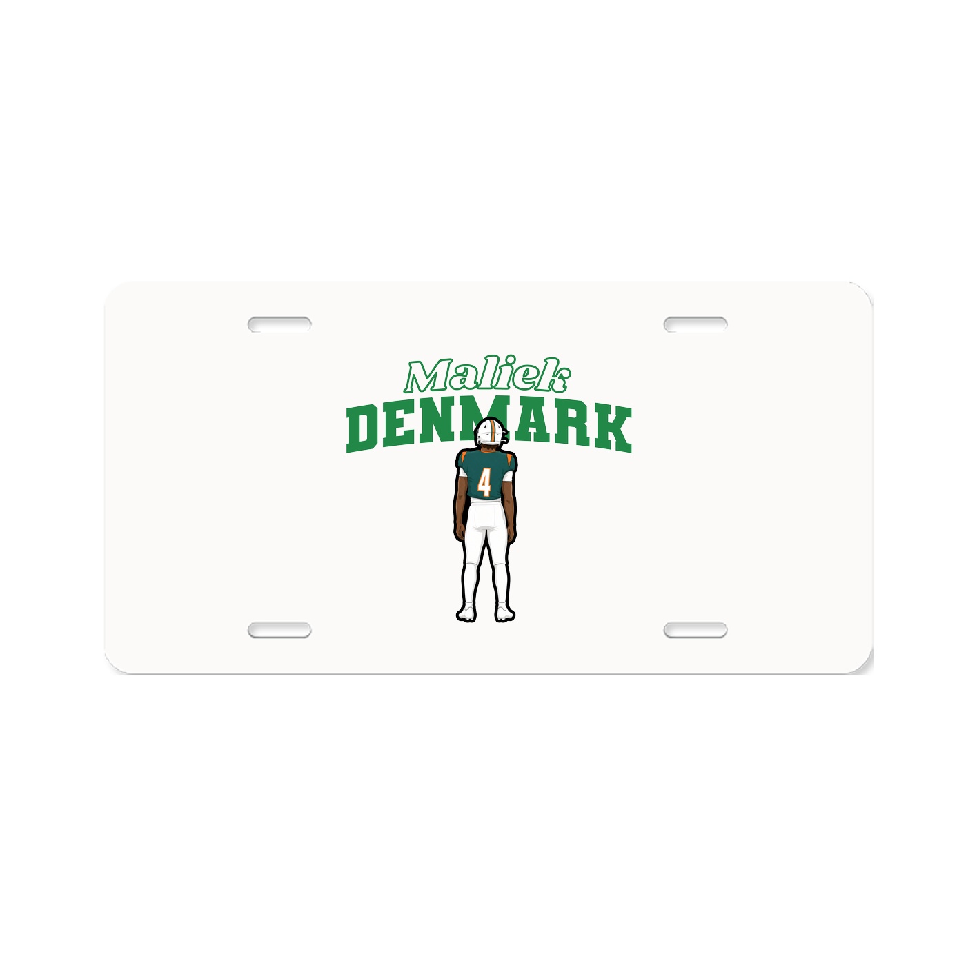 License Plate — Name Arch in Classic
